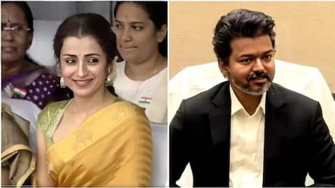 Independence Day celebrations: Trisha attends CM Vijay's flag-hoisting ceremony