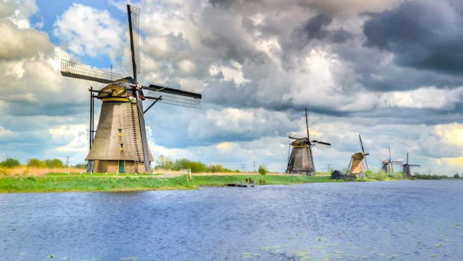 Exploring Kinderdijk's historic windmills