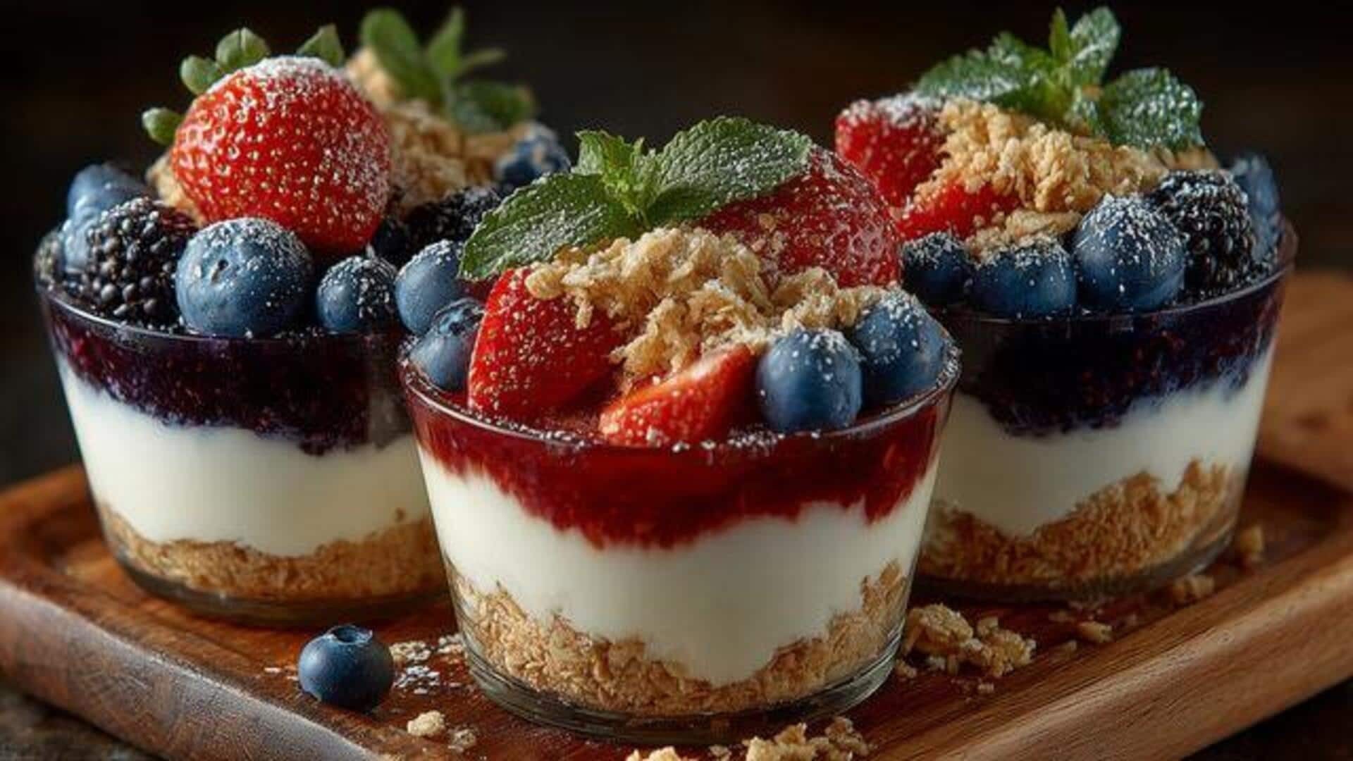 Quick and healthy: Fruit yogurt parfaits
