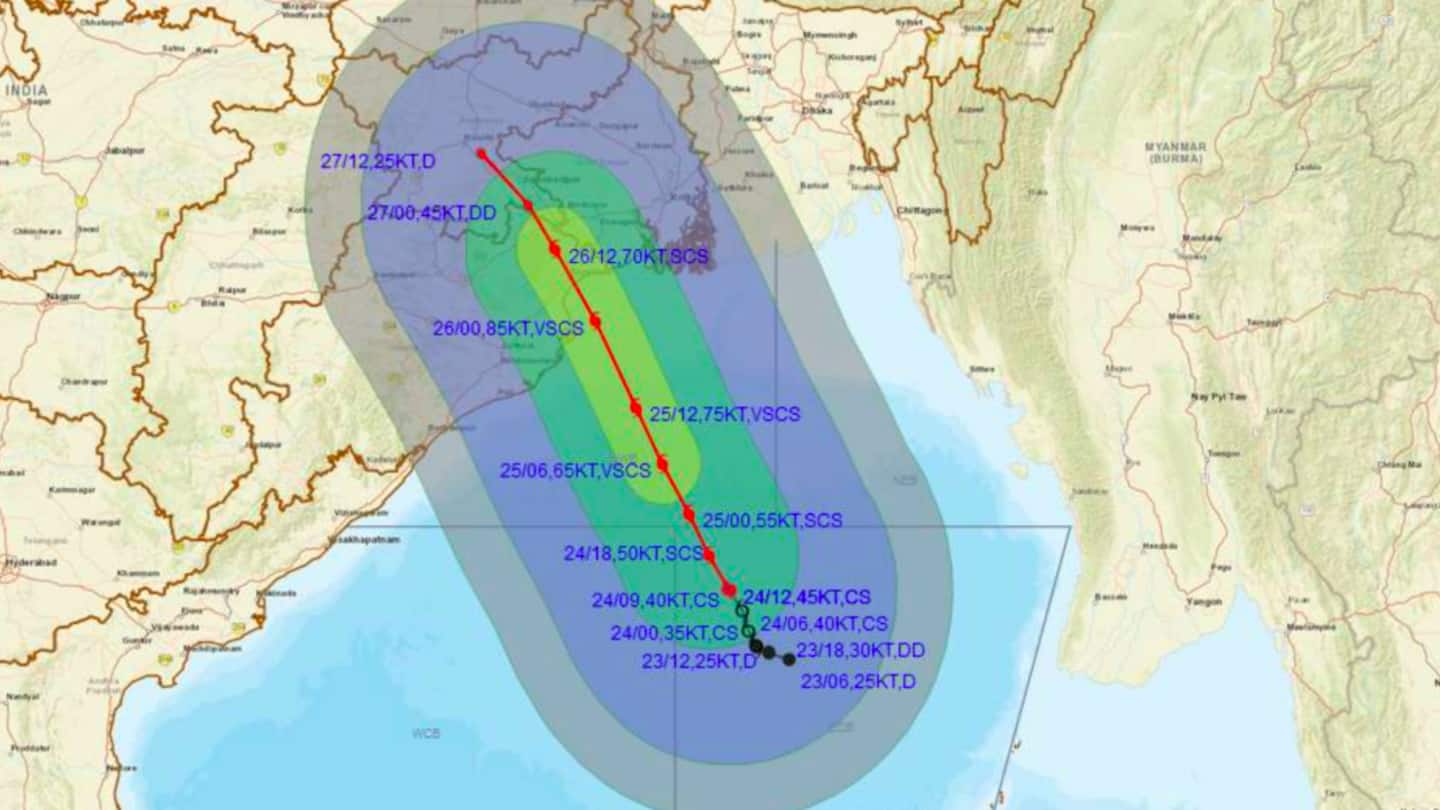 Cyclone to move north-northwestward Cyclone to move north-northwestward