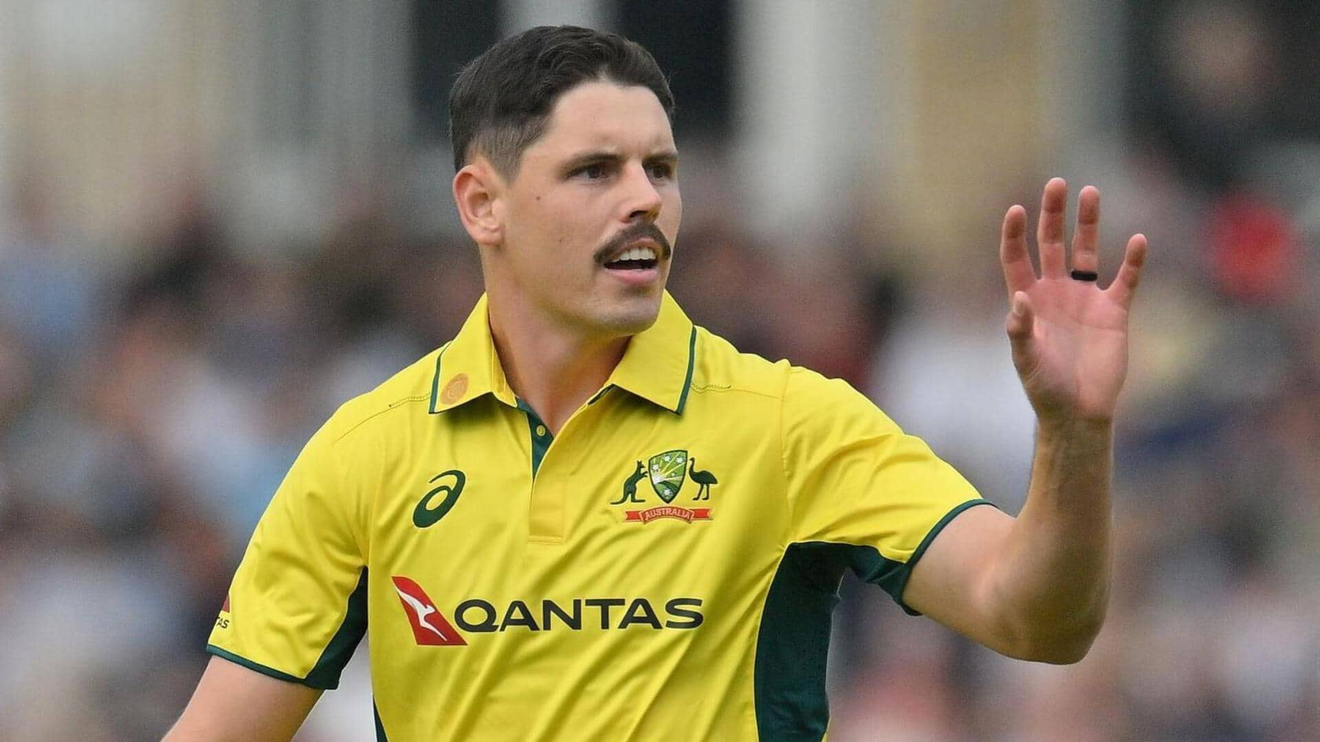 Champions Trophy: Australia's Ben Dwarshuis takes three wickets against England