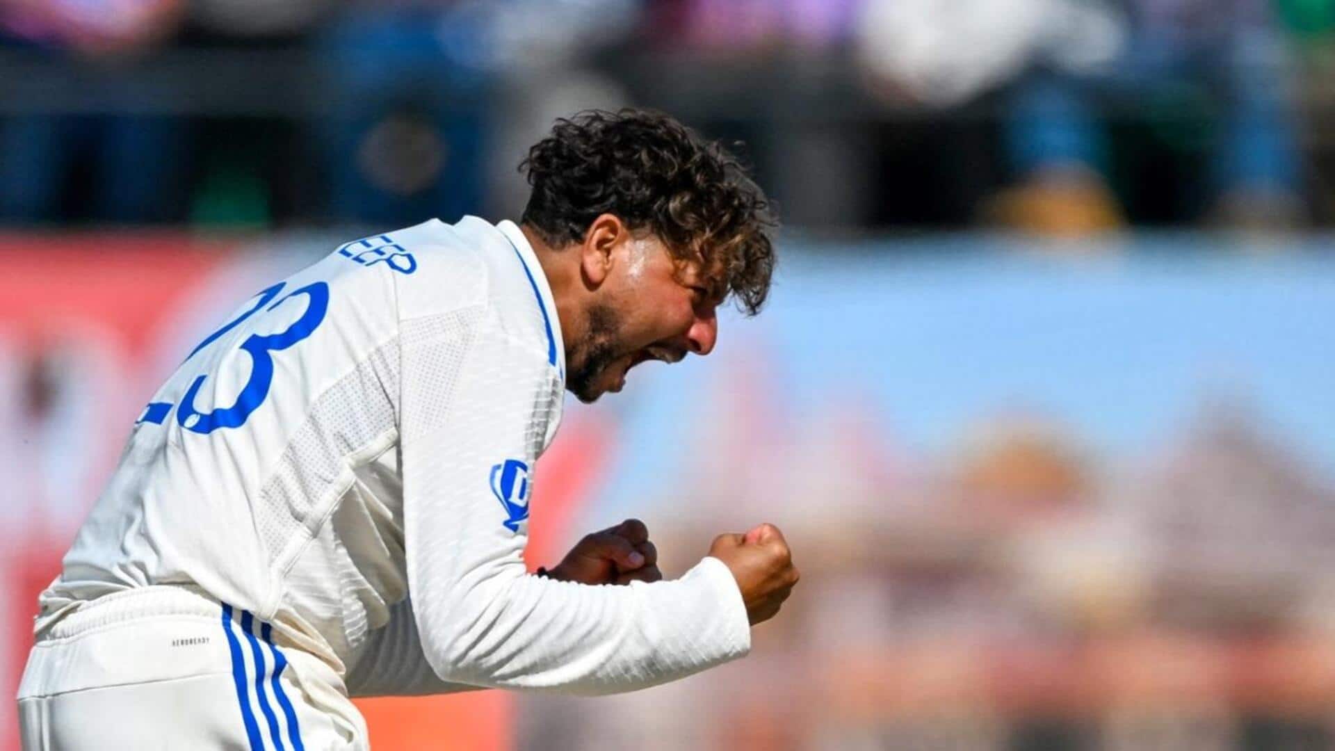 How Kuldeep Yadav has fared against England in Tests: Stats How Kuldeep Yadav has fared against England in Tests: Stats