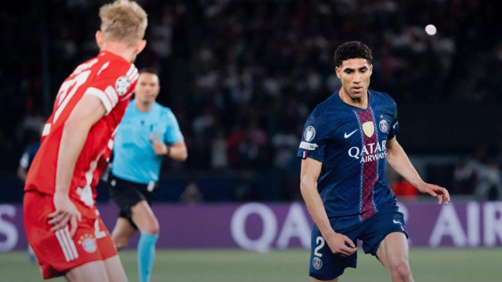 PSG's Achraf Hakimi sidelined for weeks with hamstring injury: Details