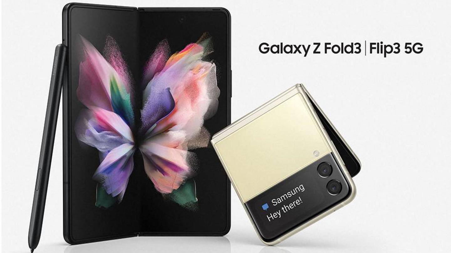 Samsung teases Fold3 and Flip3's India launch for August 20