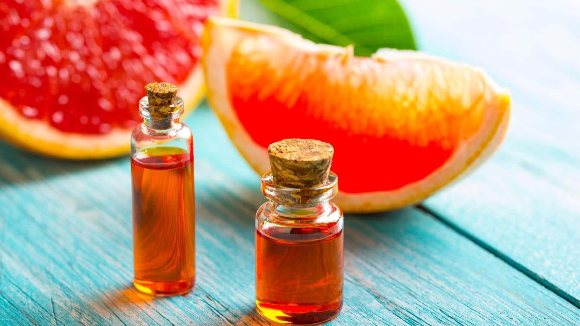 Energizing morning showers with grapefruit oil