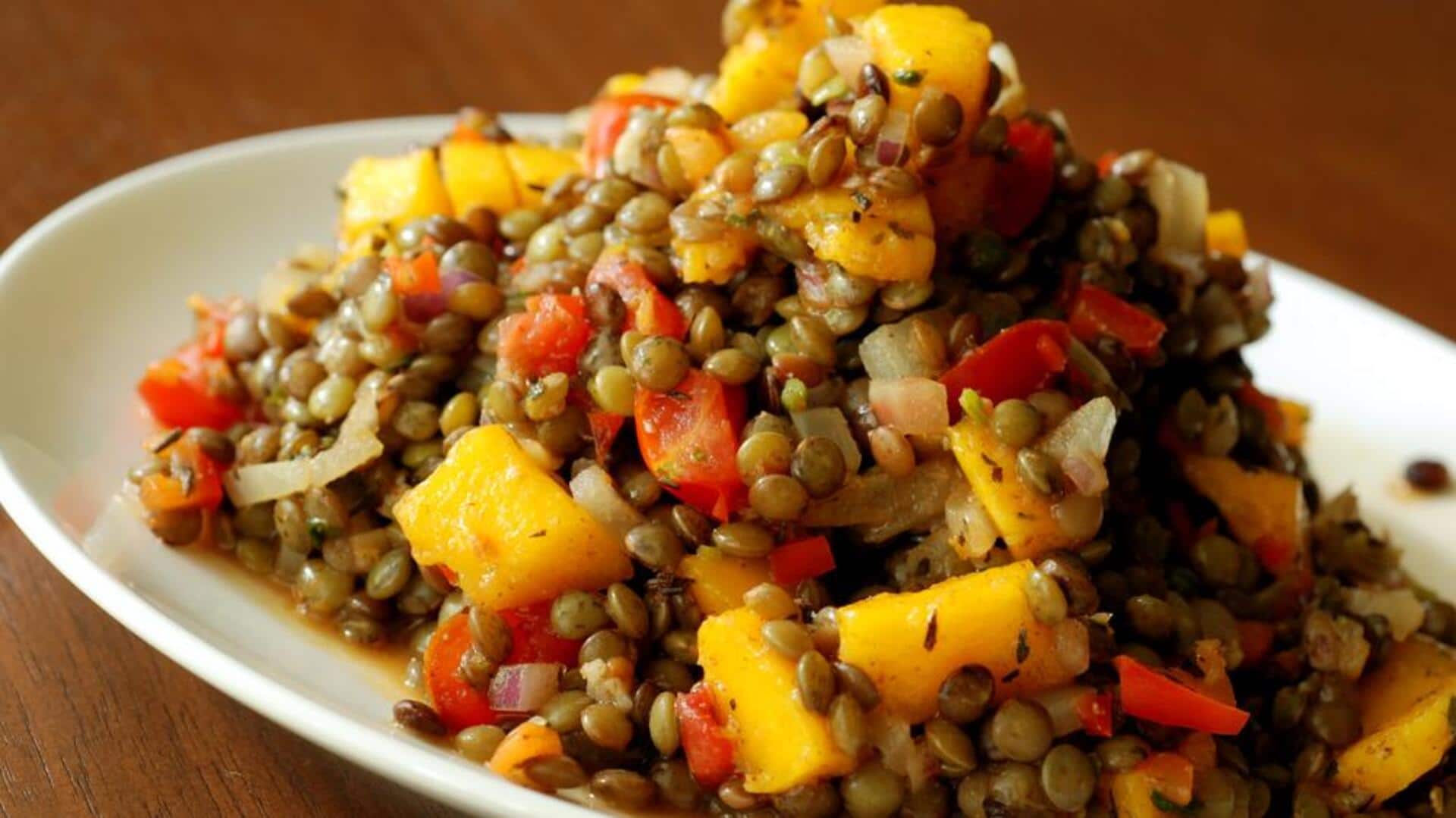 Lentils + mango: A salad combo you'll love Lentils + mango: A salad combo you'll love