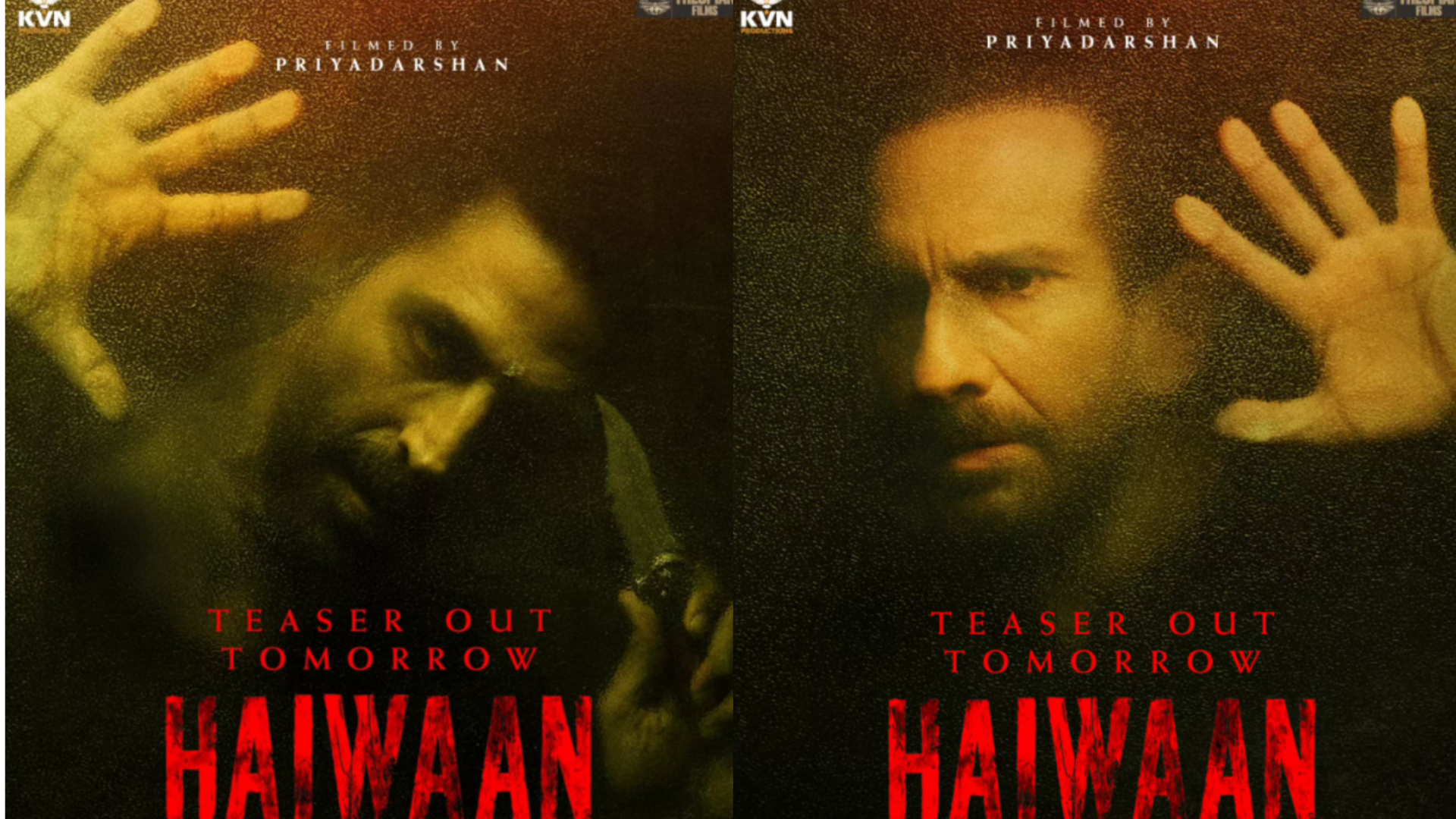'Haiwaan': Teaser release date announced, see Akshay, Saif's new posters