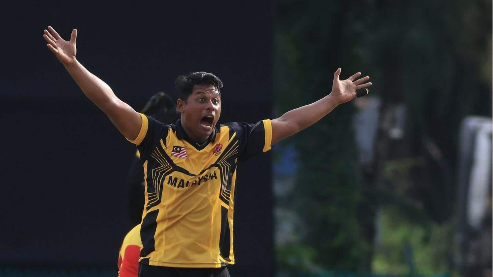 Malaysia's Syazrul Idrus takes first-ever seven-wicket haul in T20Is: Stats 