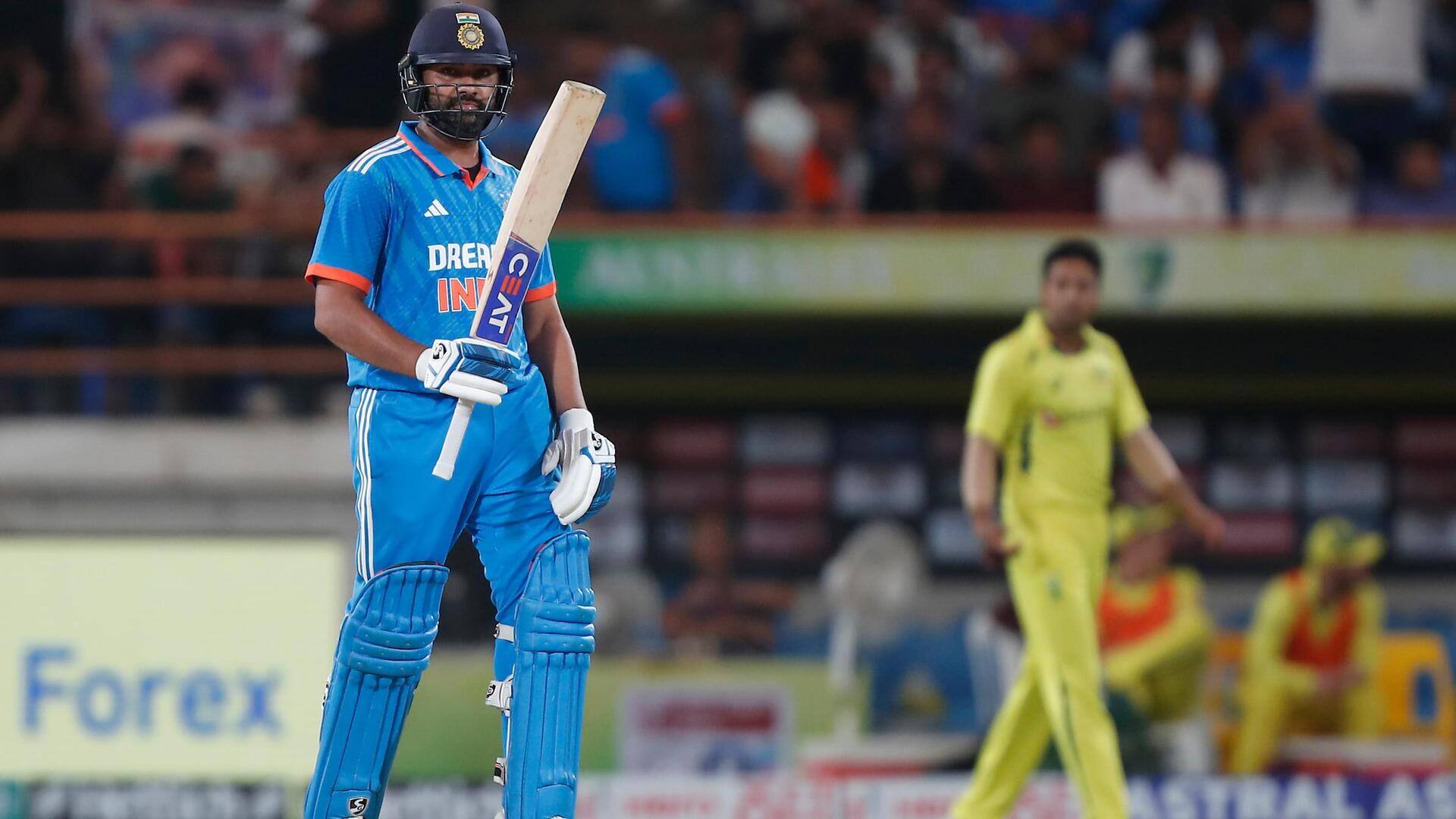 Rohit Sharma shatters records with his 81-run knock against Australia