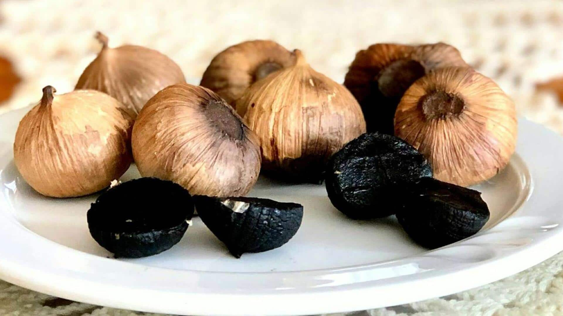 Gourmet experiments with black garlic