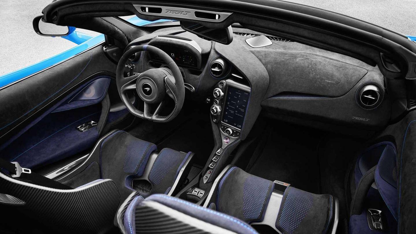 The cabin gets premium upholstery and a flat-bottom steering wheel The cabin gets premium upholstery and a flat-bottom steering wheel