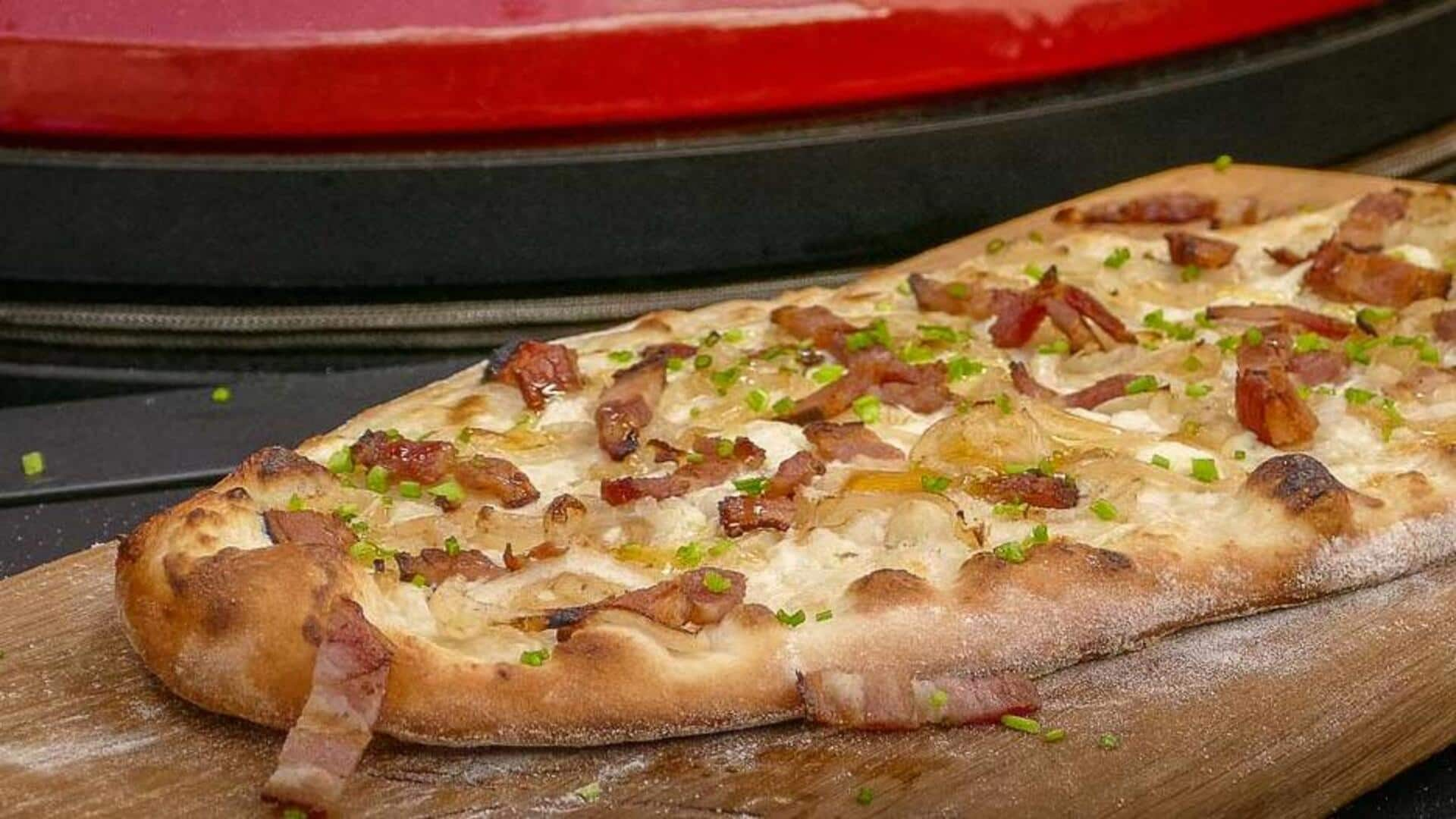 Vegan German flammkuchen crisp recipe