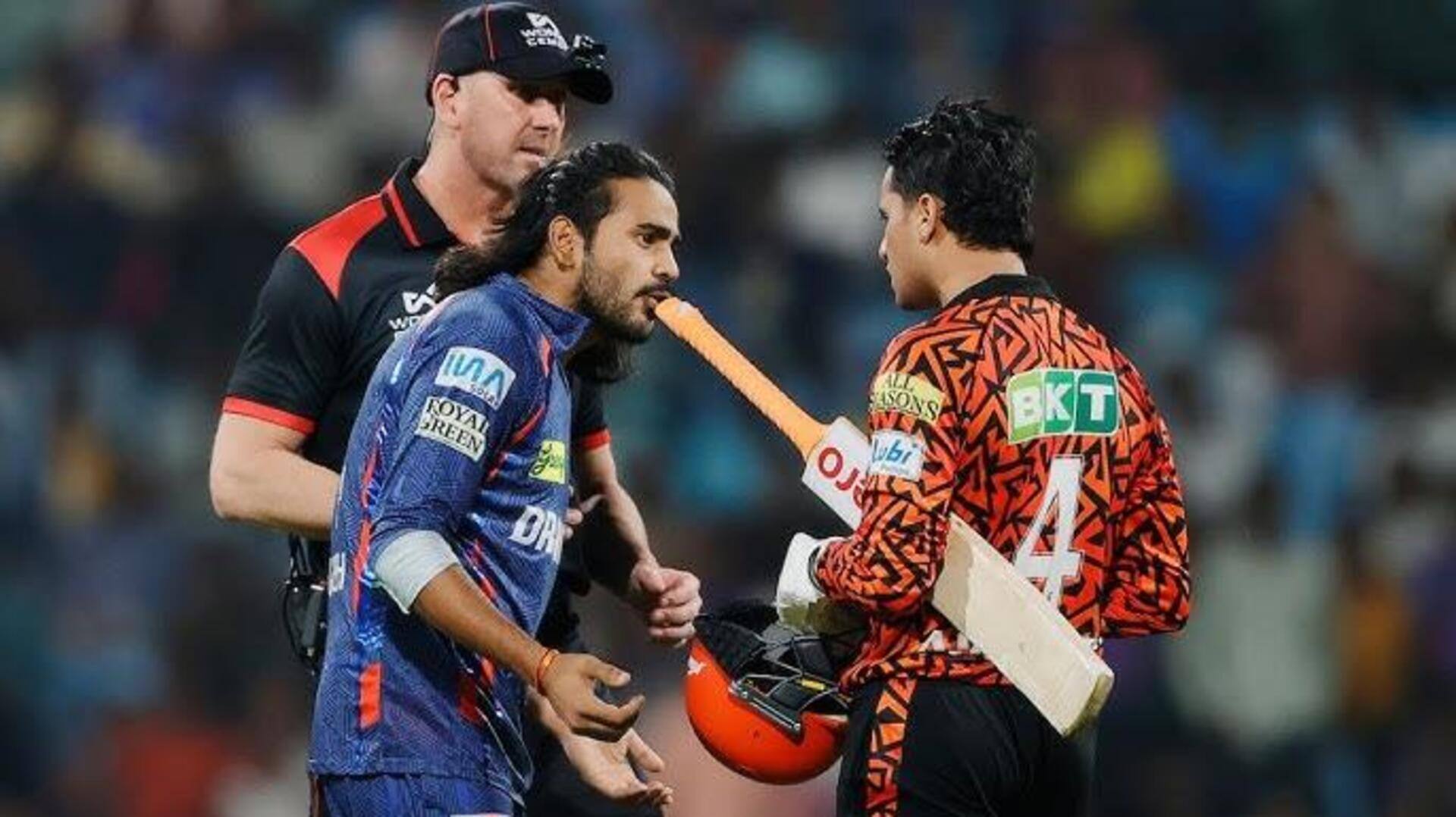 IPL: Digvesh Rathi suspended after heated exchange with Abhishek Sharma IPL: Digvesh Rathi suspended after heated exchange with Abhishek Sharma