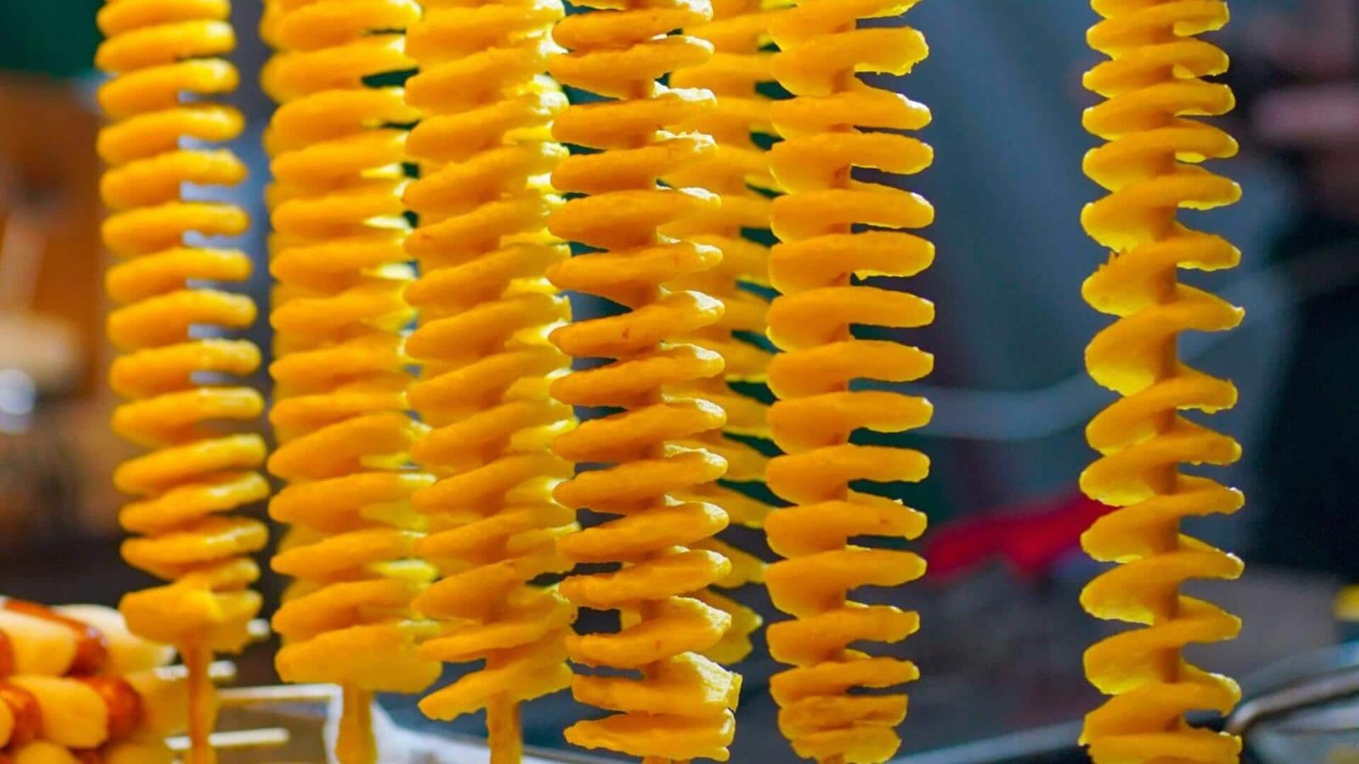 Traveling to Hungary? Don't forget to try the potato spirals