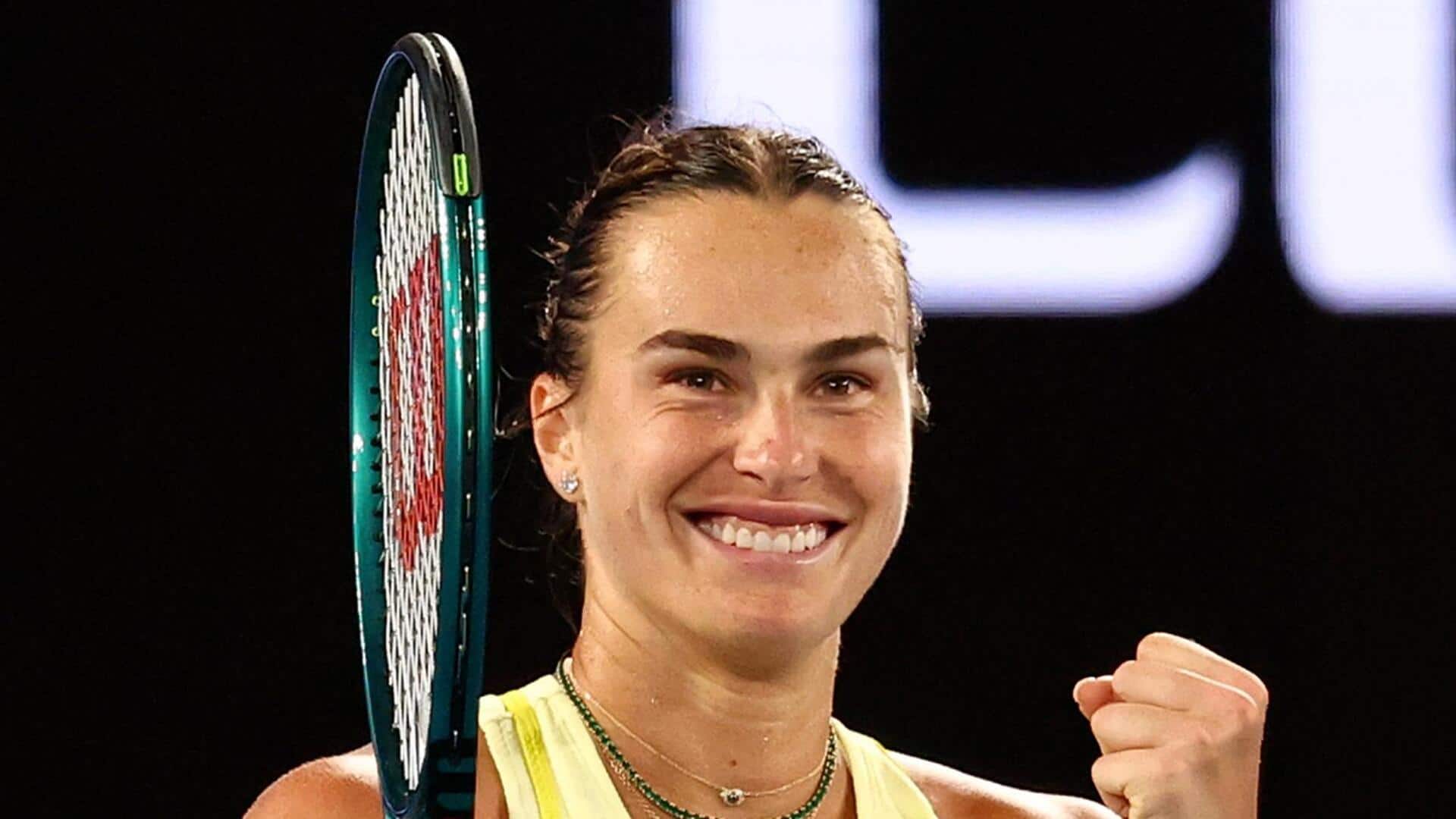 Aryna Sabalenka reaches 2nd round of 2026 Australian Open: Stats