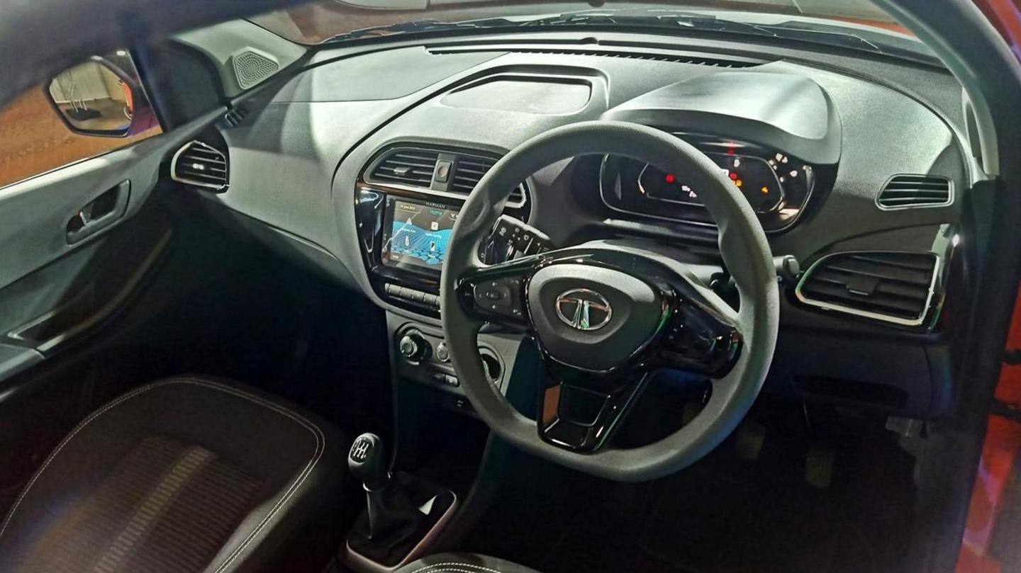 The cabin gets new upholstery for a sportier look The cabin gets new upholstery for a sportier look