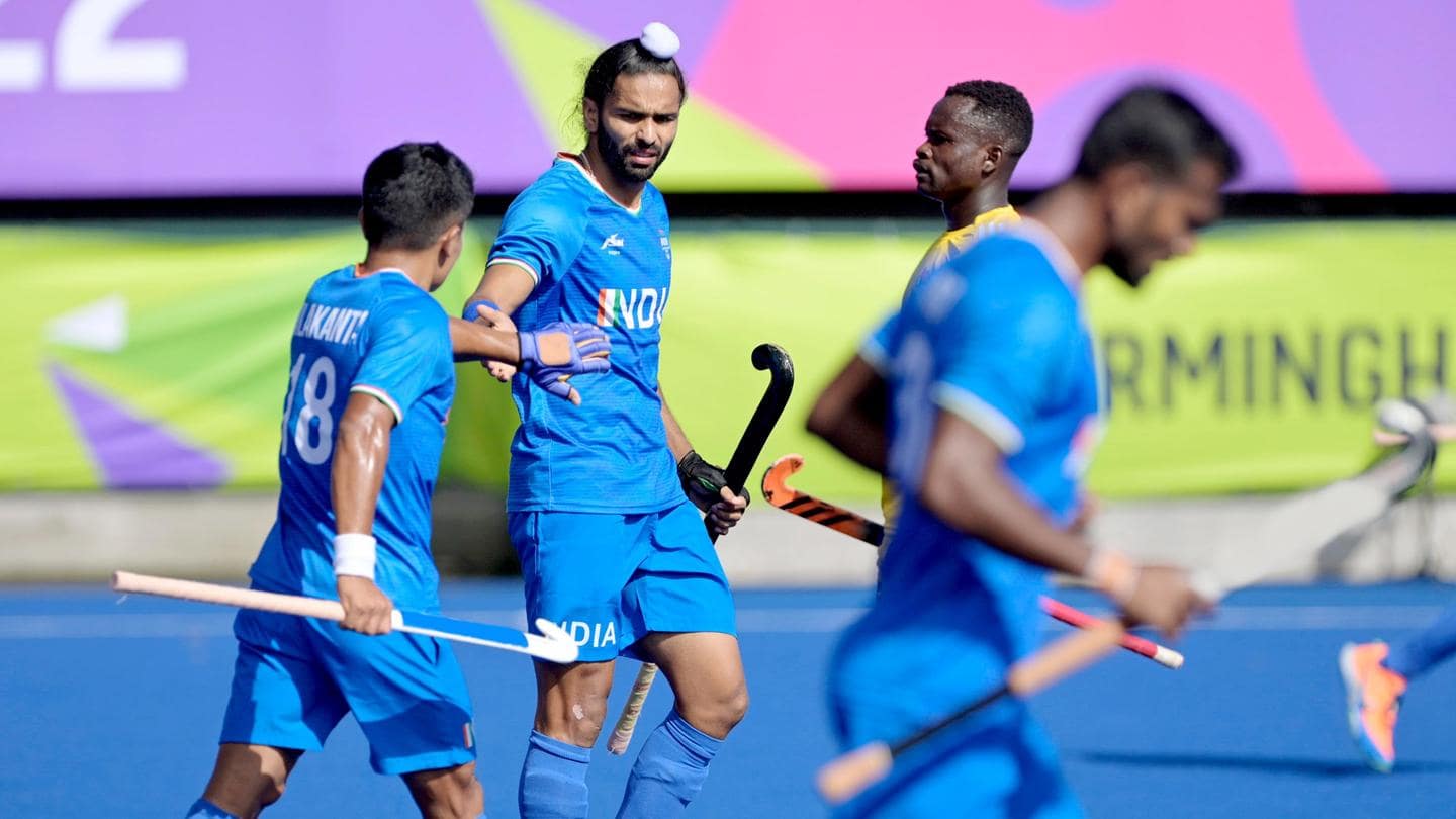 Commonwealth Games, Hockey (men's): England hold India despite trailing