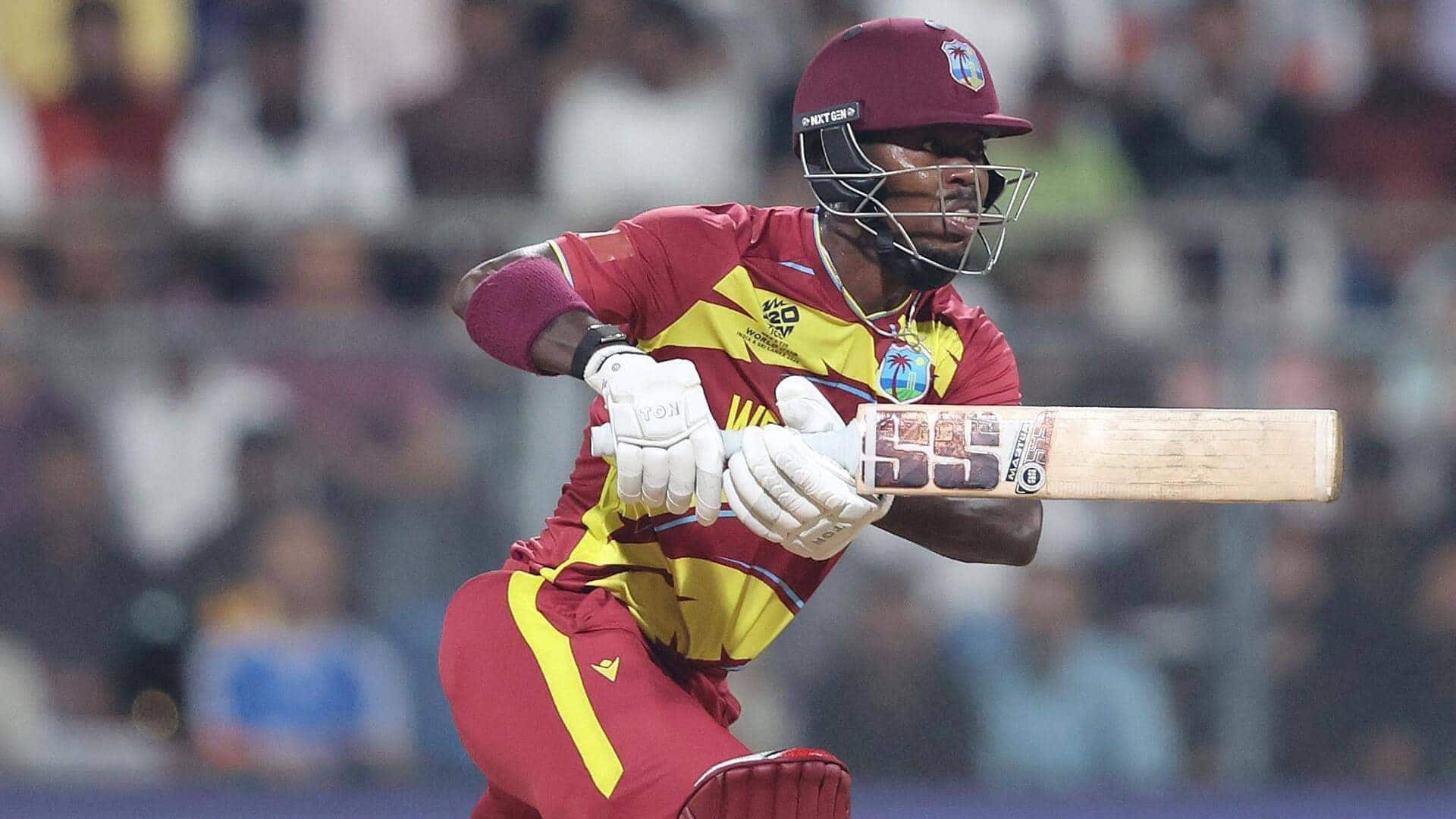 Sherfane Rutherford gets to his sixth T20I fifty: Key stats