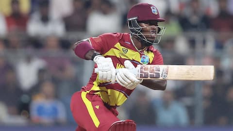 Sherfane Rutherford gets to his sixth T20I fifty: Key stats