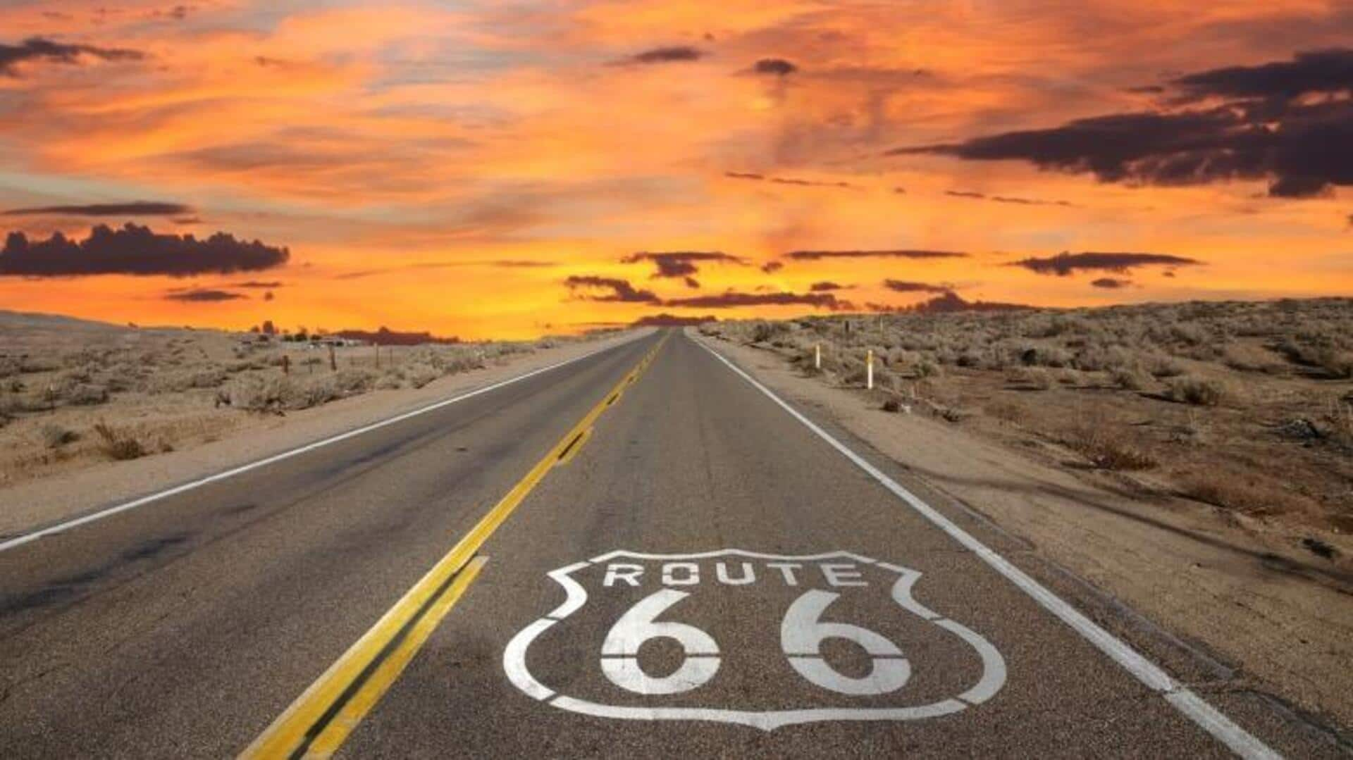 Embark on the iconic Route 66 road trip, USA