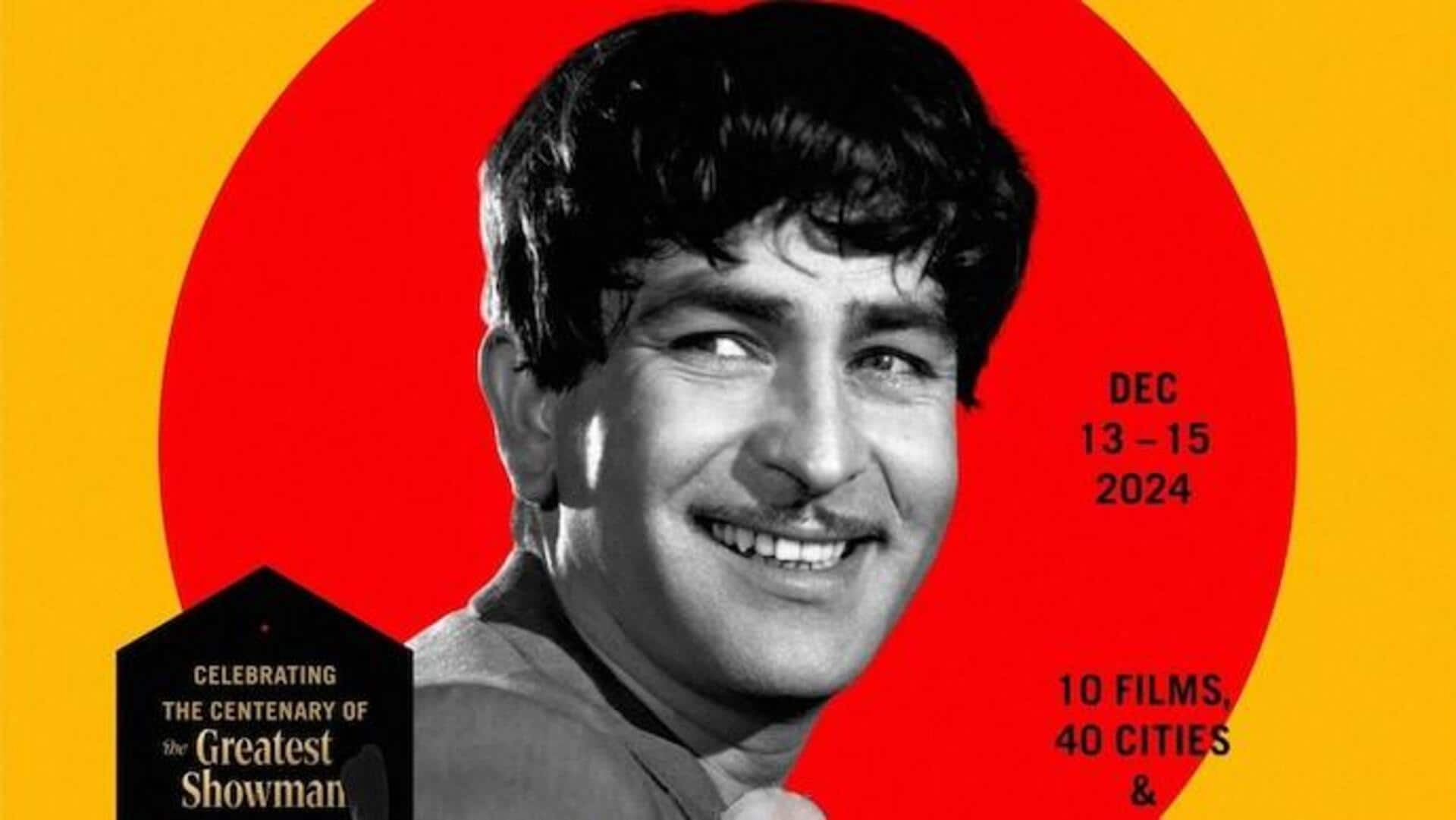 'Raj Kapoor 100': Watch his films for ₹100 in theaters