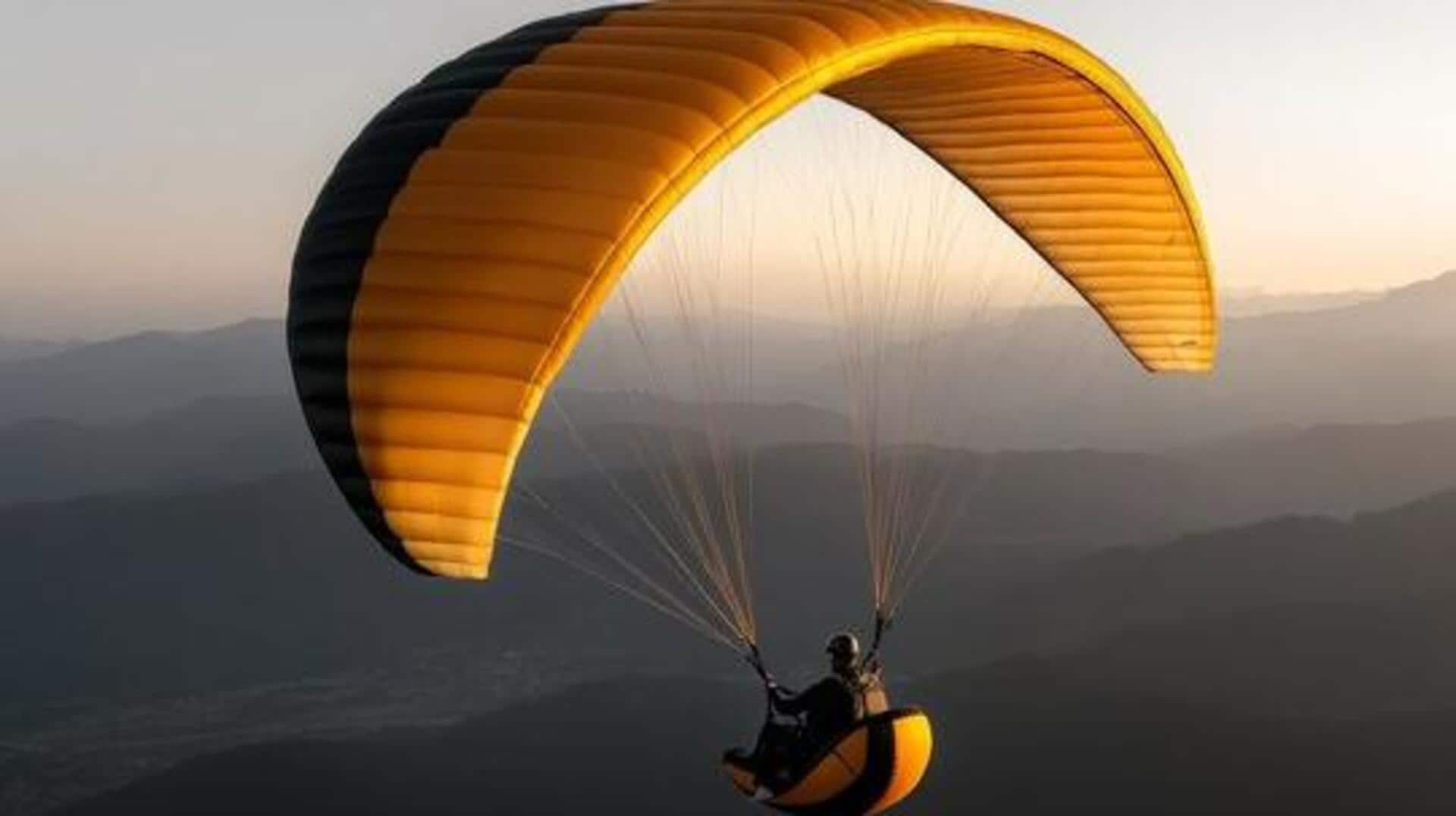 Experience the magic of moonlit paragliding 