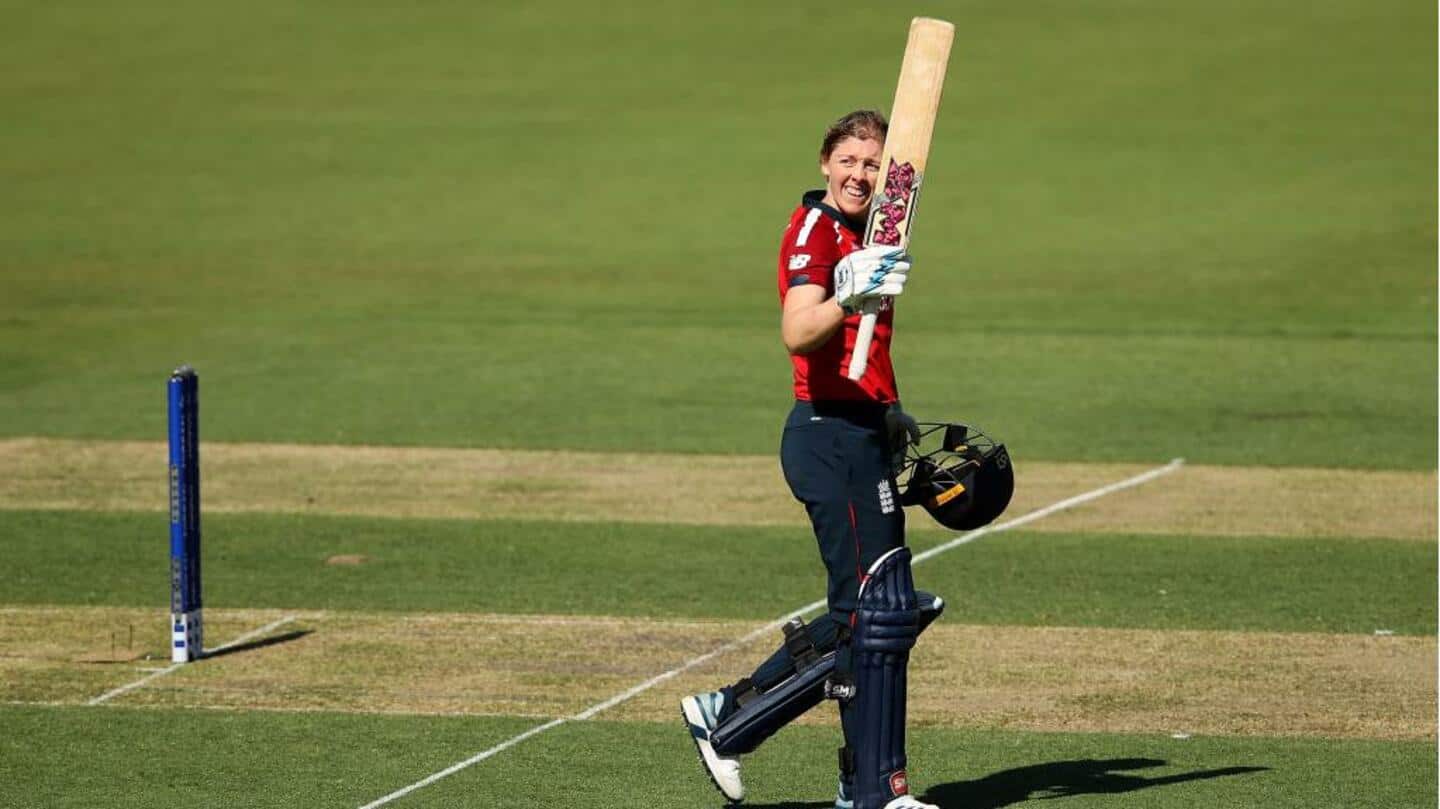 Women's T20 WC, Heather Knight surpasses 1,500 WT20I runs: Stats 