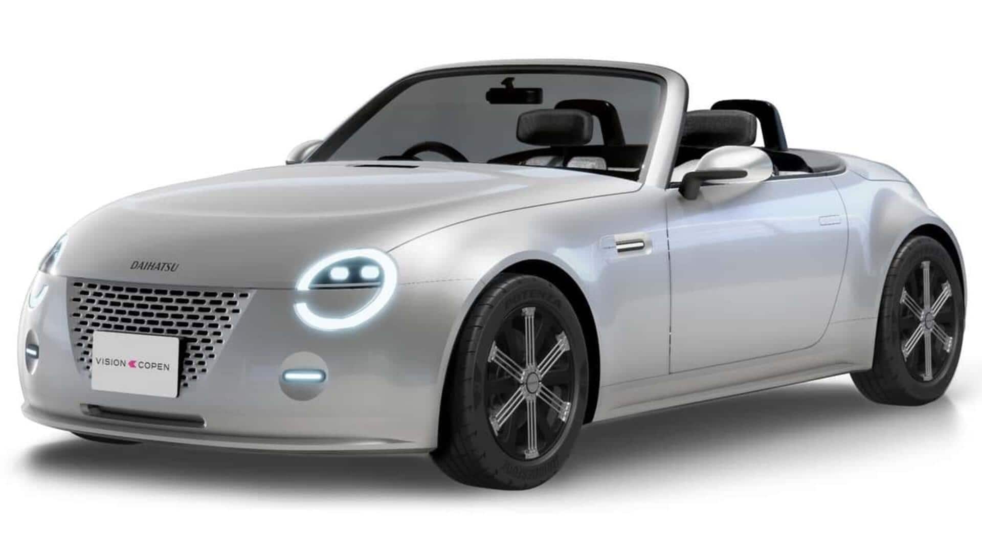 Daihatsu unveils Vision Copen concept with stylish appearance, larger engine