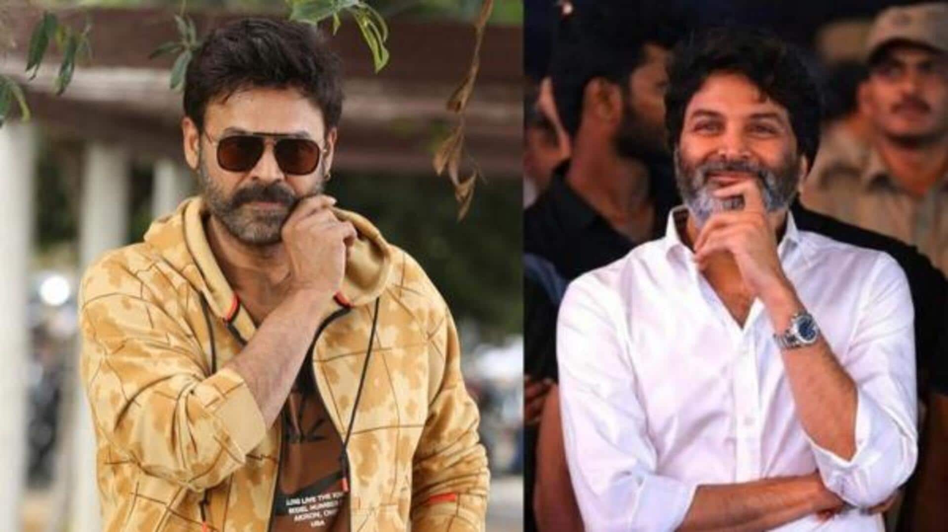 Venkatesh-Trivikram collaborate for family entertainer: Report Venkatesh-Trivikram collaborate for family entertainer: Report