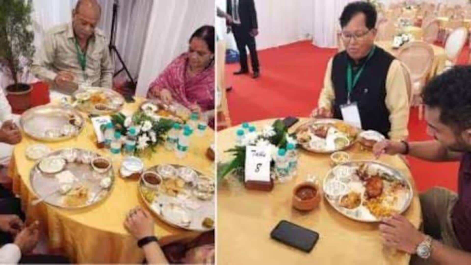 '₹5,000/meal on silver plates': Cash-strapped Maharashtra government event sparks row '₹5,000/meal on silver plates': Cash-strapped Maharashtra government event sparks row