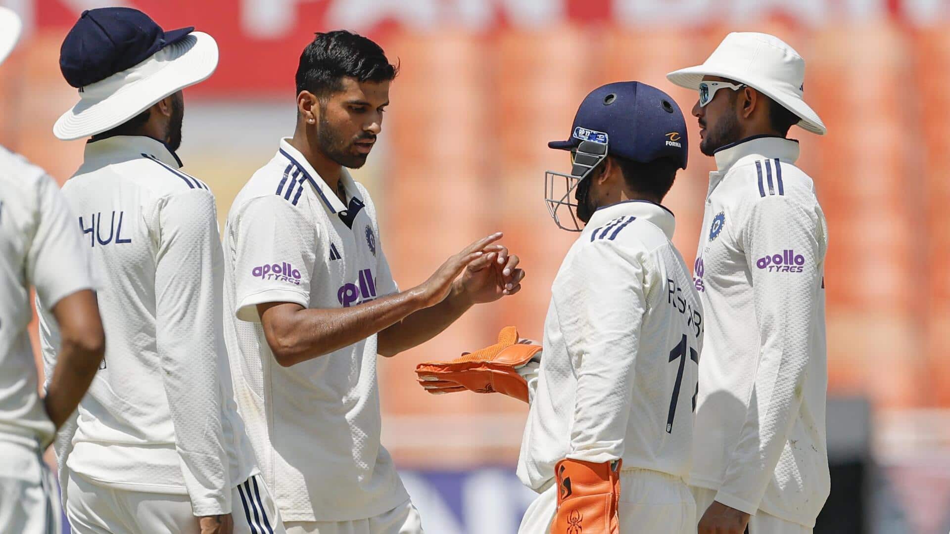 Washington Sundar stars in India's historic Test win against Afghanistan