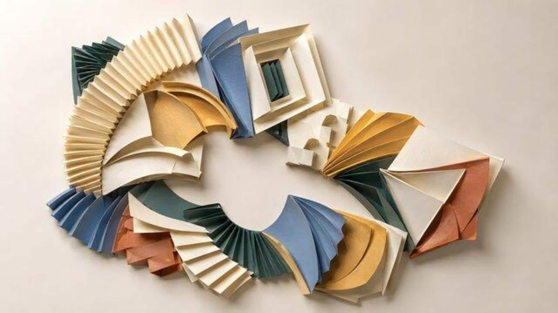 How to make beautiful art with recycled paper 