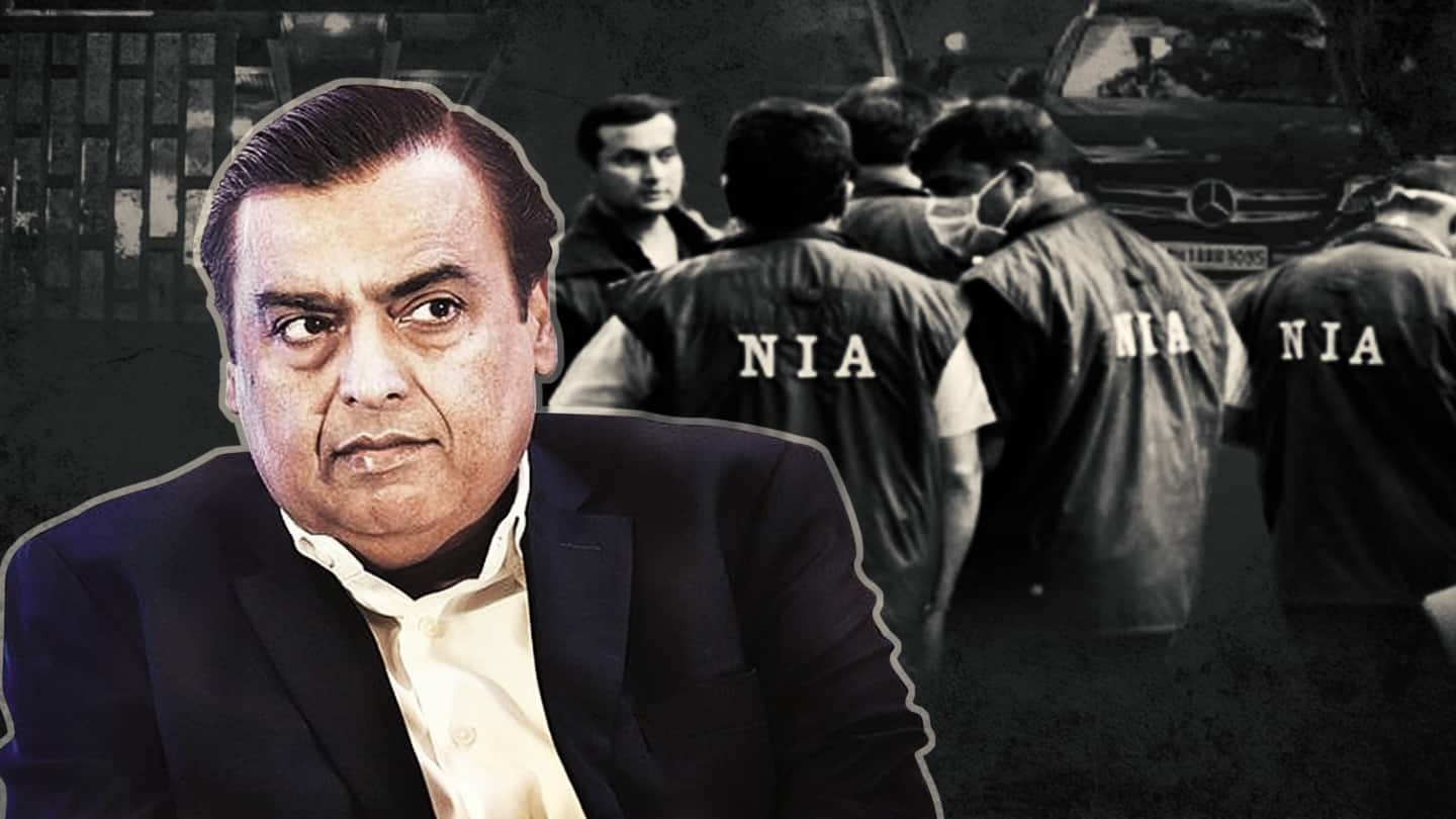 Ambani bomb scare: NIA seizes Mercedes car; key recoveries made