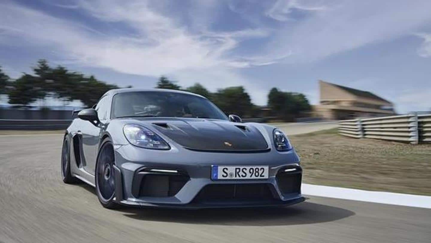Porsche 718 Cayman GT4 RS launched at Rs. 2.54 crore