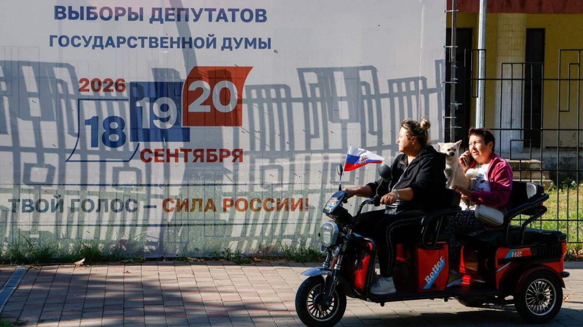 Russia holds parliamentary elections amid Ukraine war, no real opposition
