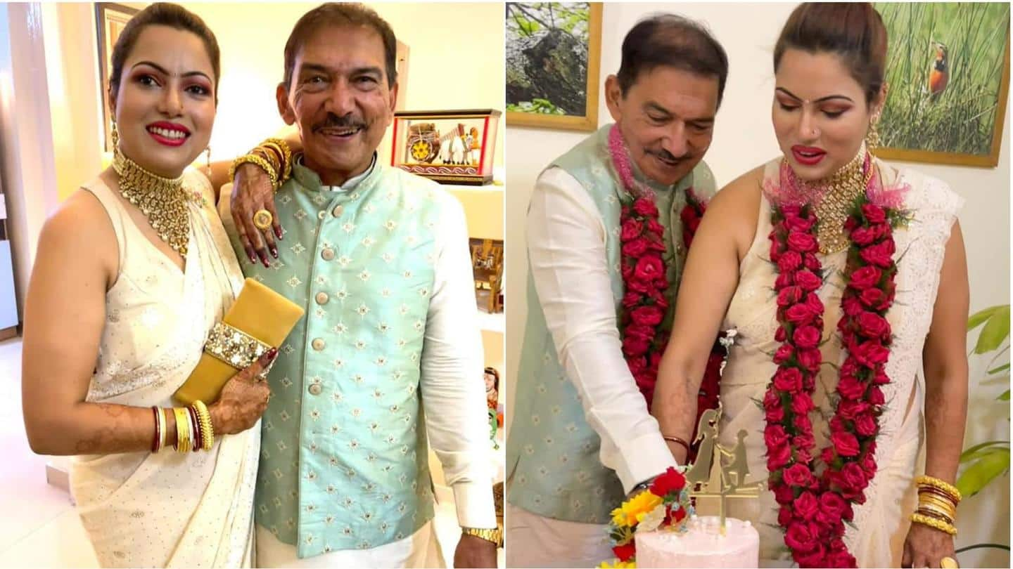 Bengal Ranji coach Arun Lal gets married to Bulbul Saha | NewsBytes