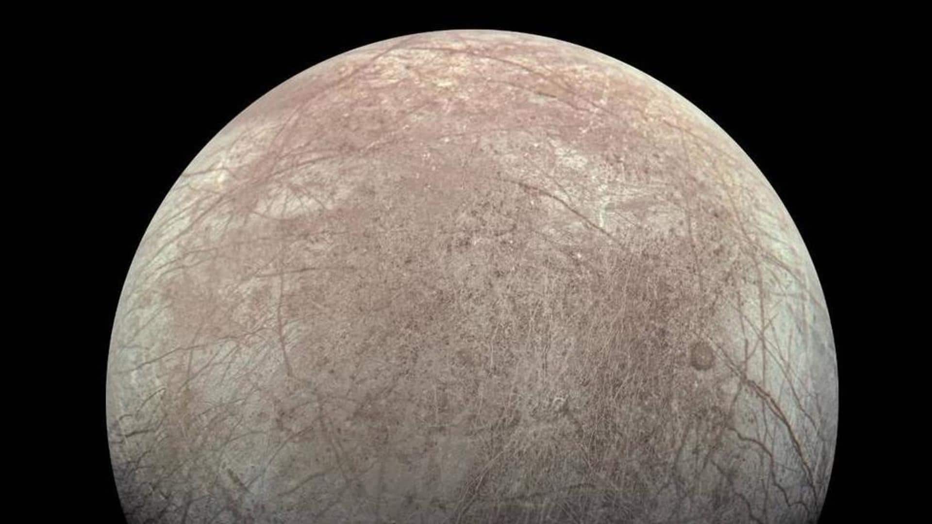 Why Jovian moon Europa's shell rotates differently than its interior