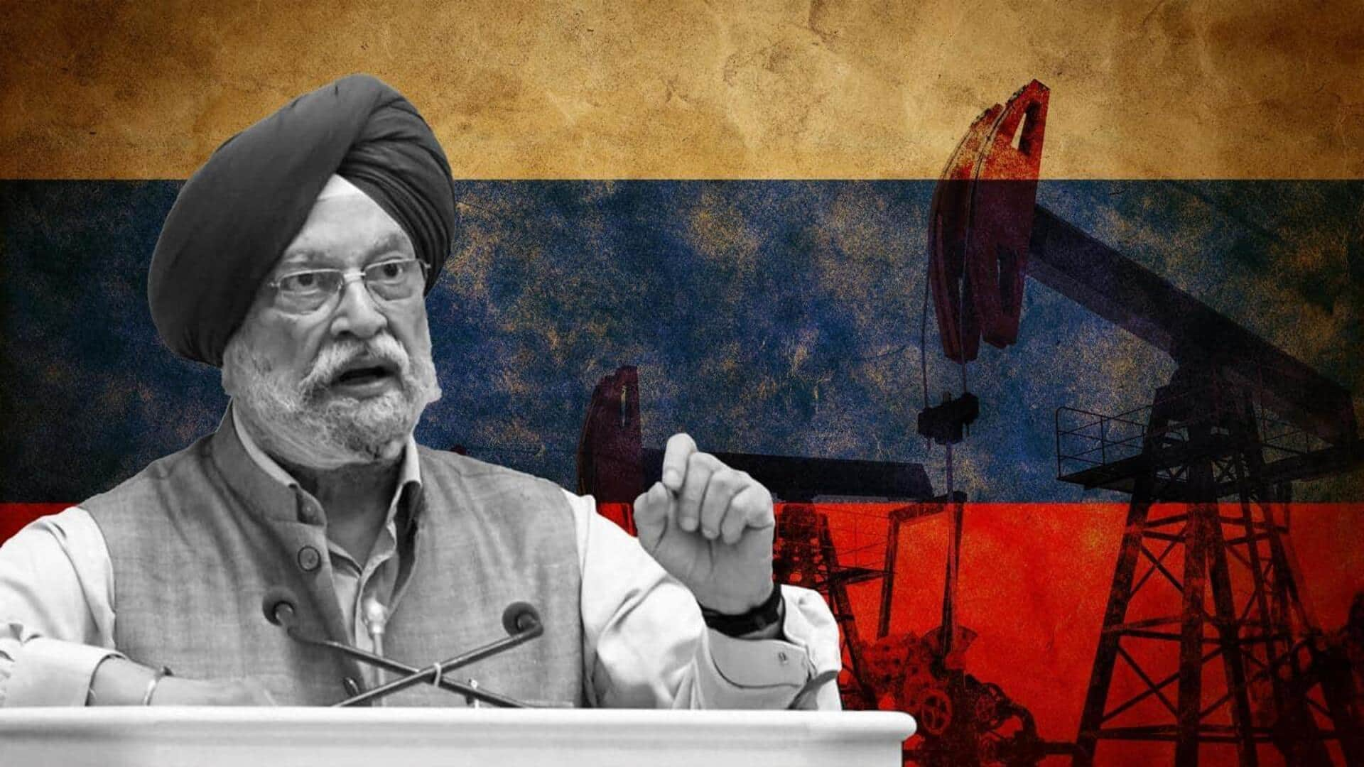 'India did world favor by buying Russian oil': Hardeep Puri 