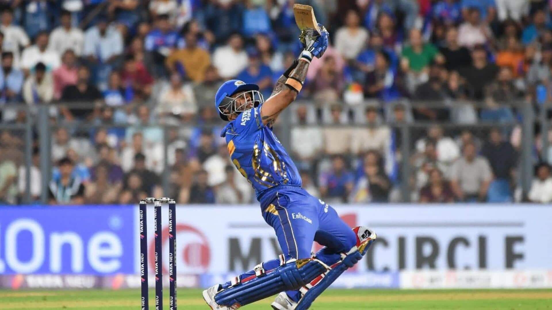 Suryakumar Yadav becomes second player with this record for MI Suryakumar Yadav becomes second player with this record for MI