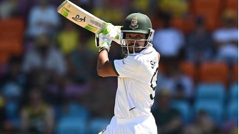 Darwin Test: Najmul Hossain Shanto slams his seventh half-century