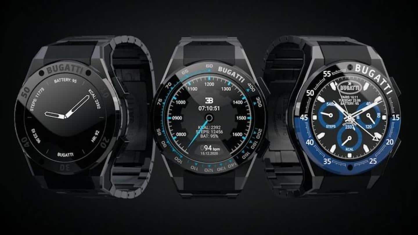 Bugatti teams up with VIITA to announce three luxury smartwatches