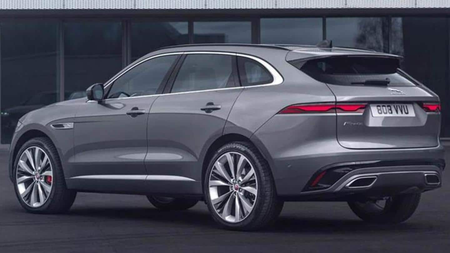 Jaguar F Pace Facelift Suv Launched At Rs 70 Lakh Newsbytes