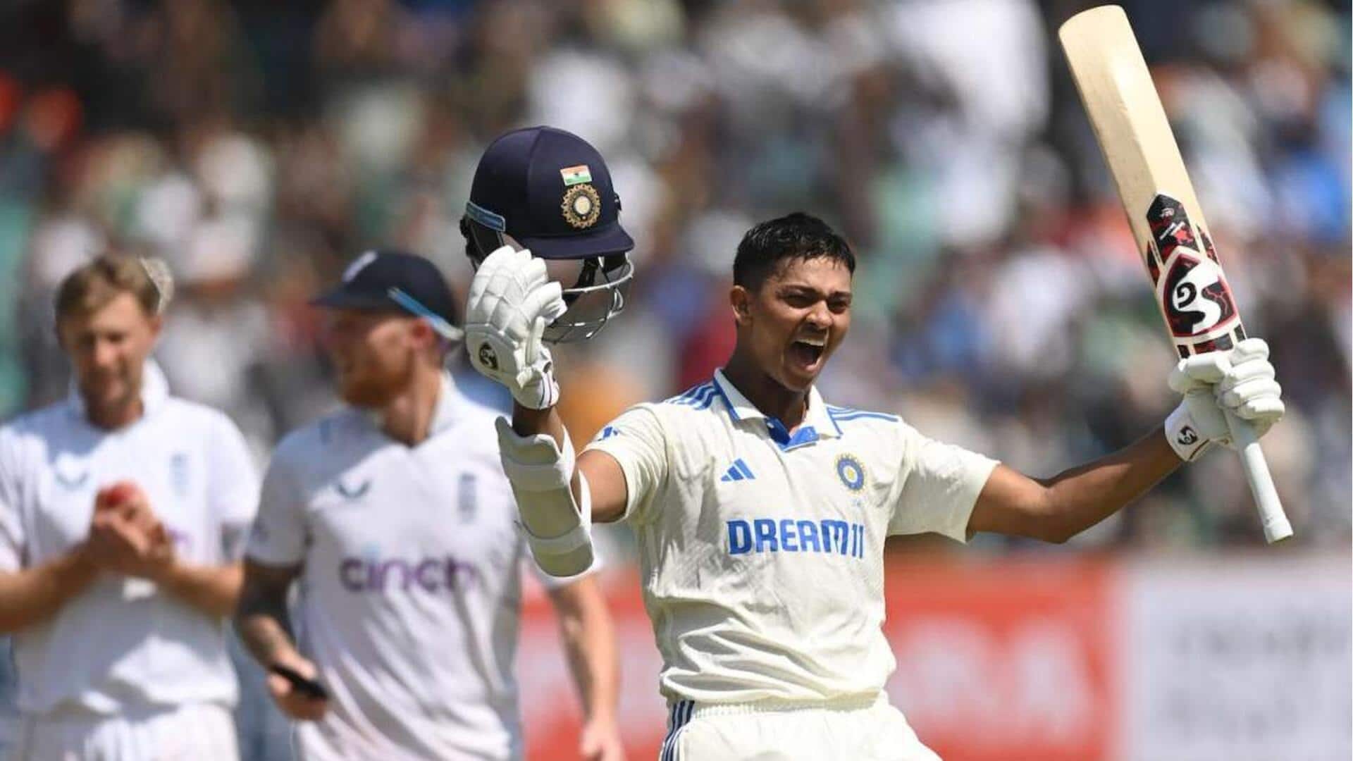 Yashasvi Jaiswal becomes second-fastest Indian to 1,000 Test runs: Stats