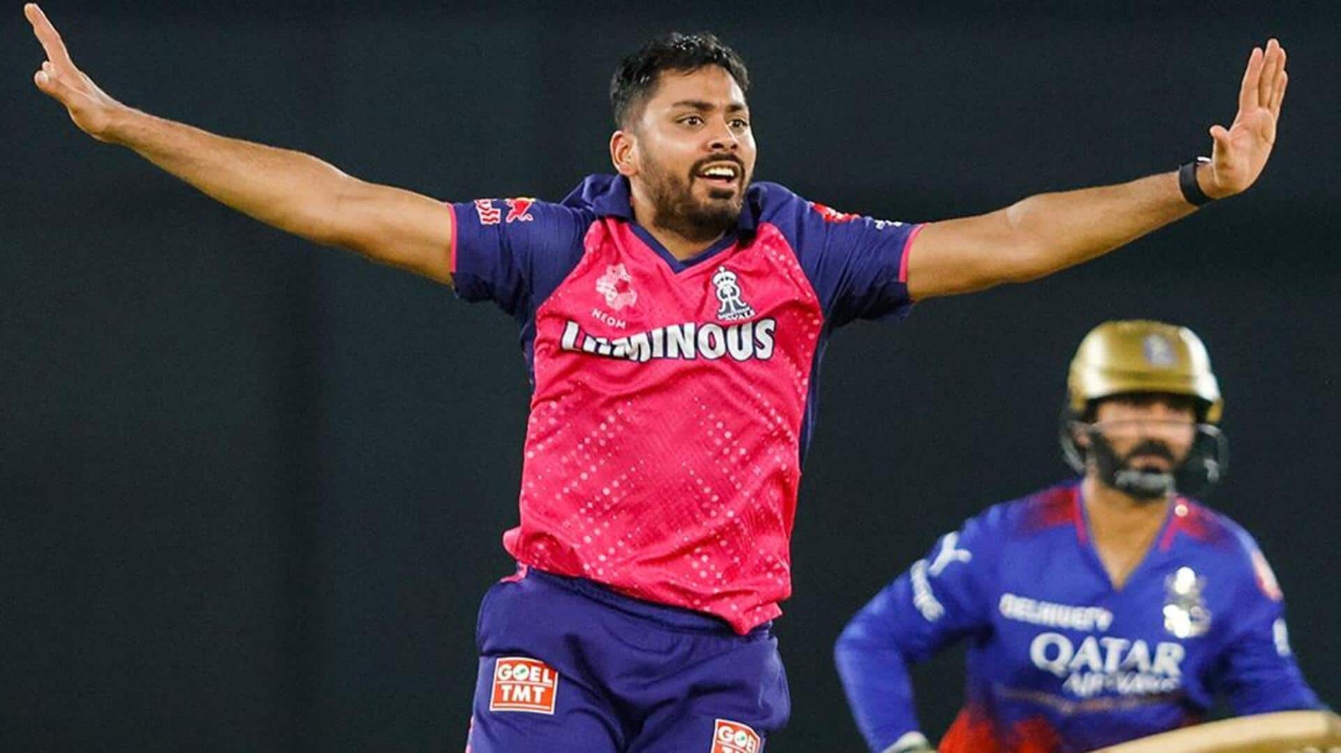 Avesh Khan bags his best bowling figures of IPL 2024