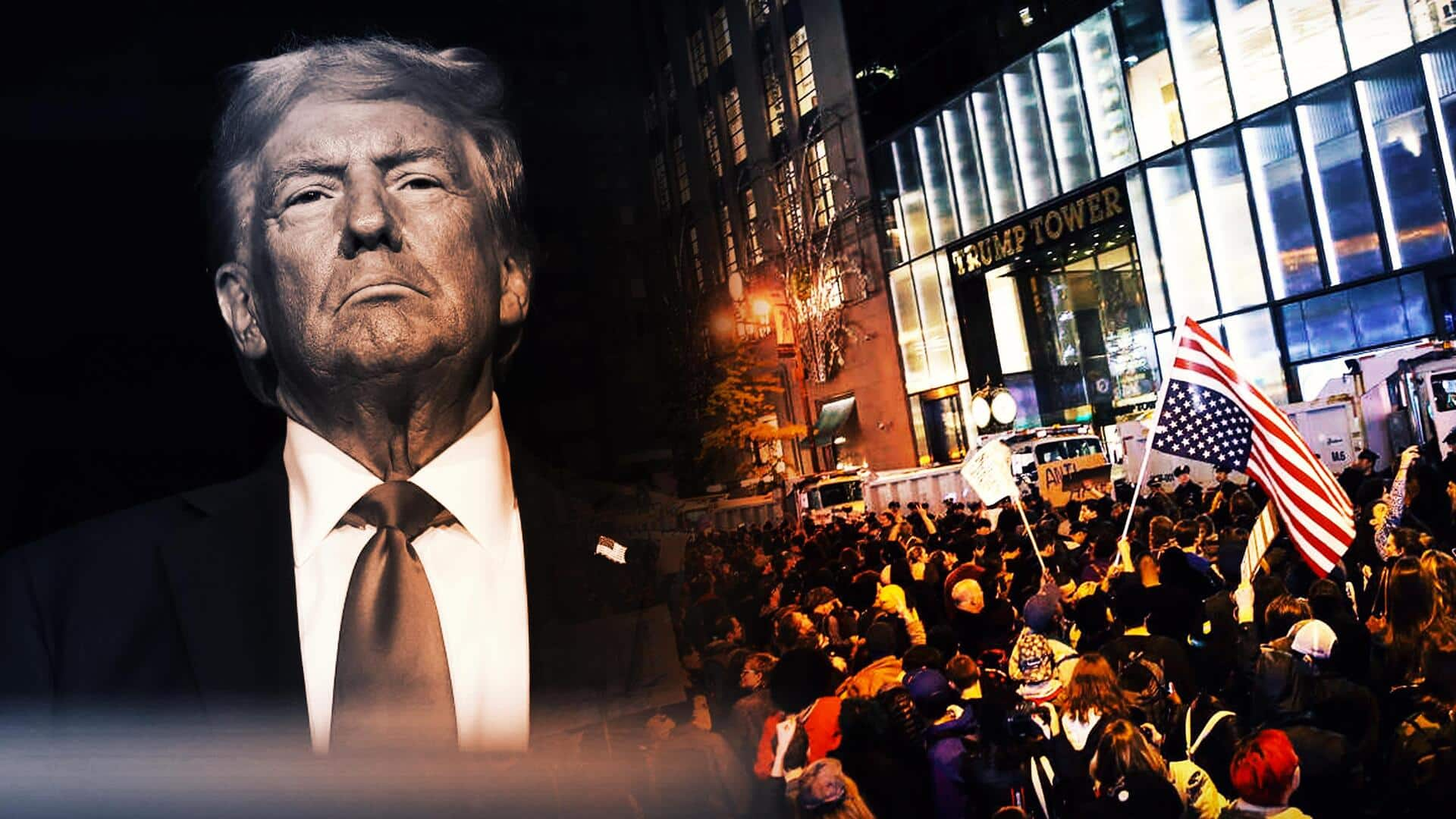 Massive protests in Chicago after Donald Trump elected US president