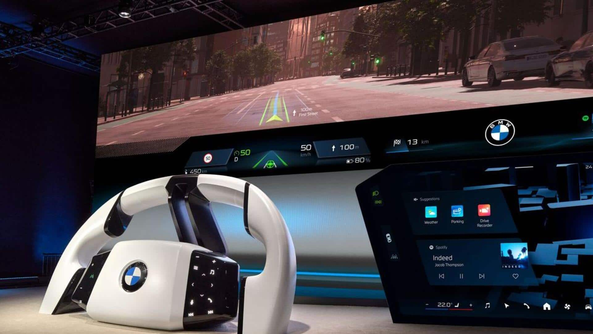 BMW's new OS turns entire windshield into 3D heads-up display