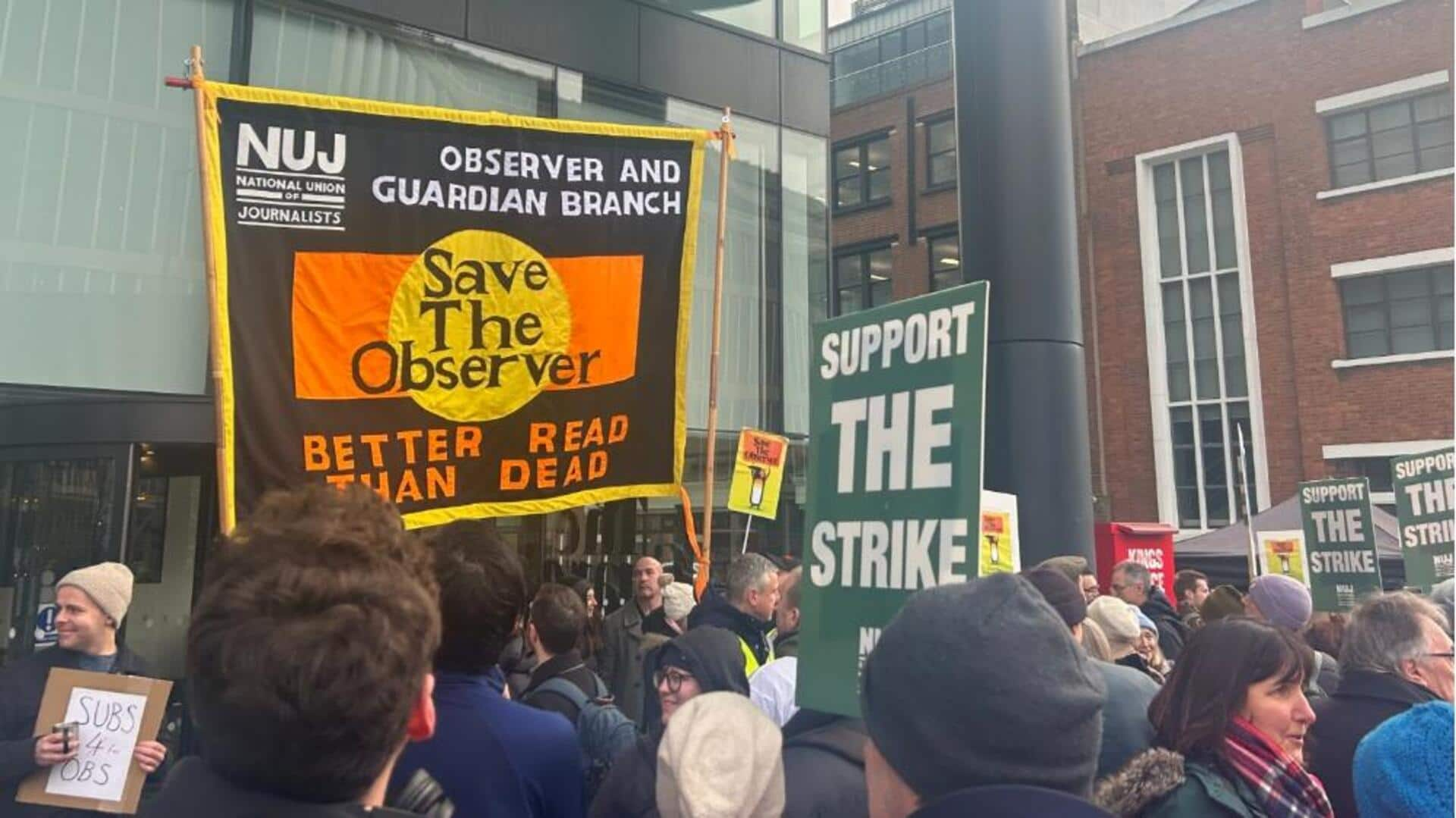 Why nearly 500 journalists are on strike at 'The Guardian'