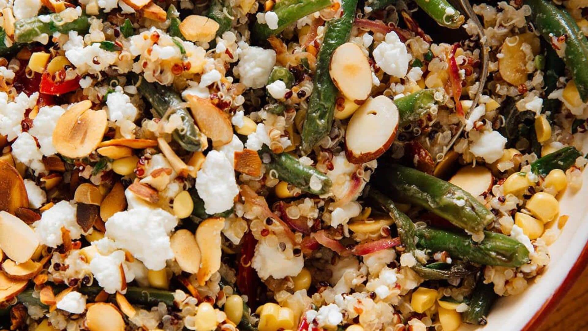 For a healthy breakfast, try these quinoa-green beans recipes