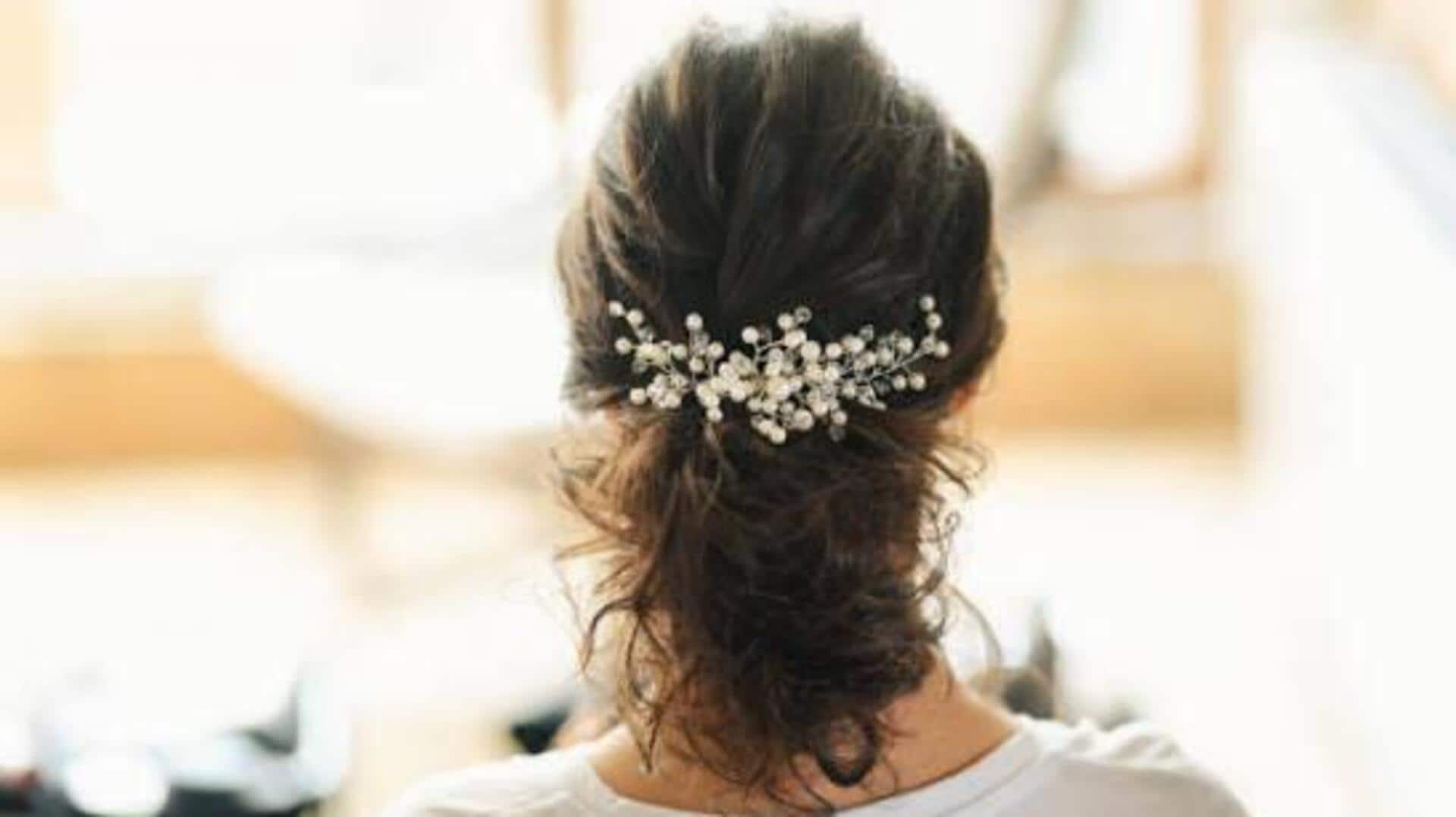 5 easy pin-back hairstyles for short hair