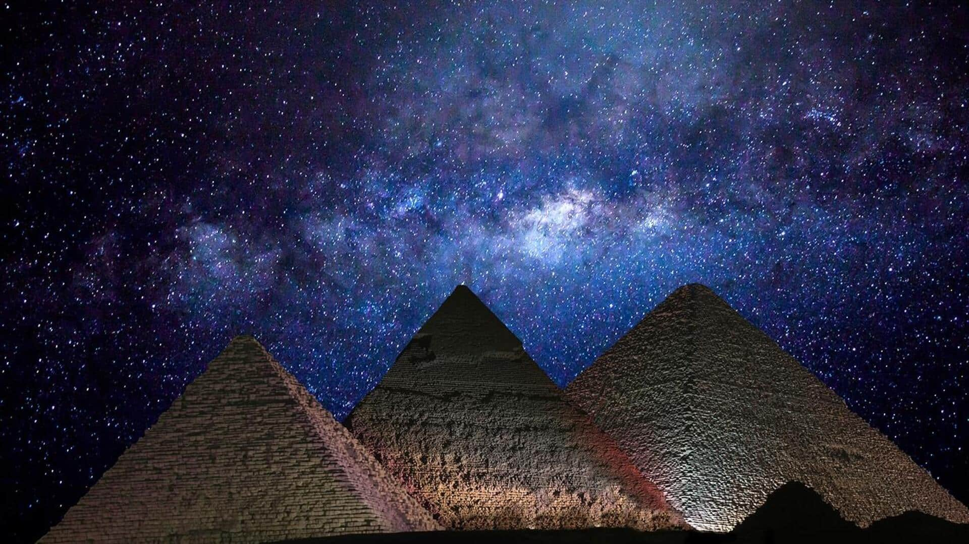 Pyramids and stars: A journey through history and astronomy